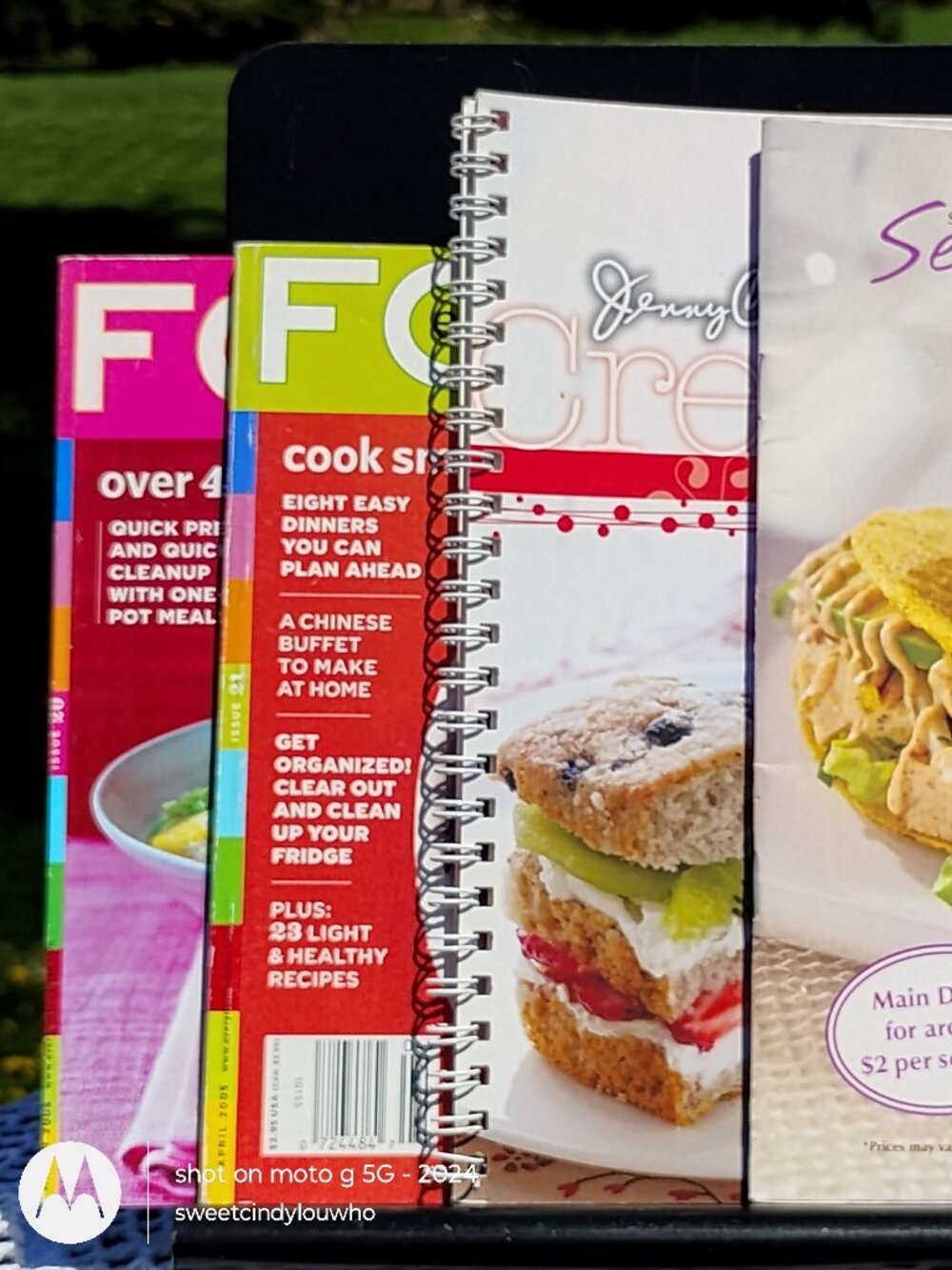 cookbooks mixed lot of 4 Jenny Craig, Pampered Chef, Everyday Food early 2000s